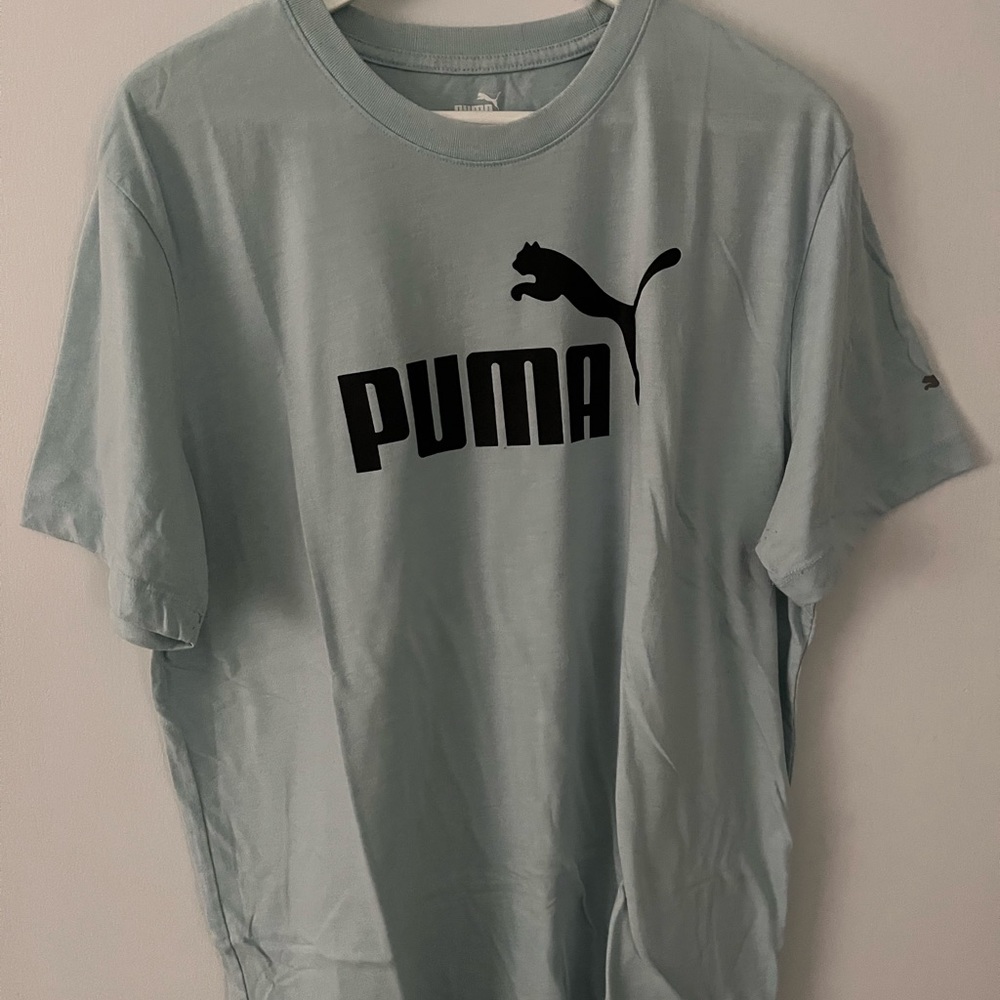 PUMA T-shirt XL - cotton - light blue